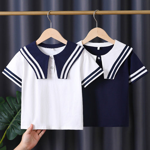 Mädchen Matrosen-T-Shirt Drune