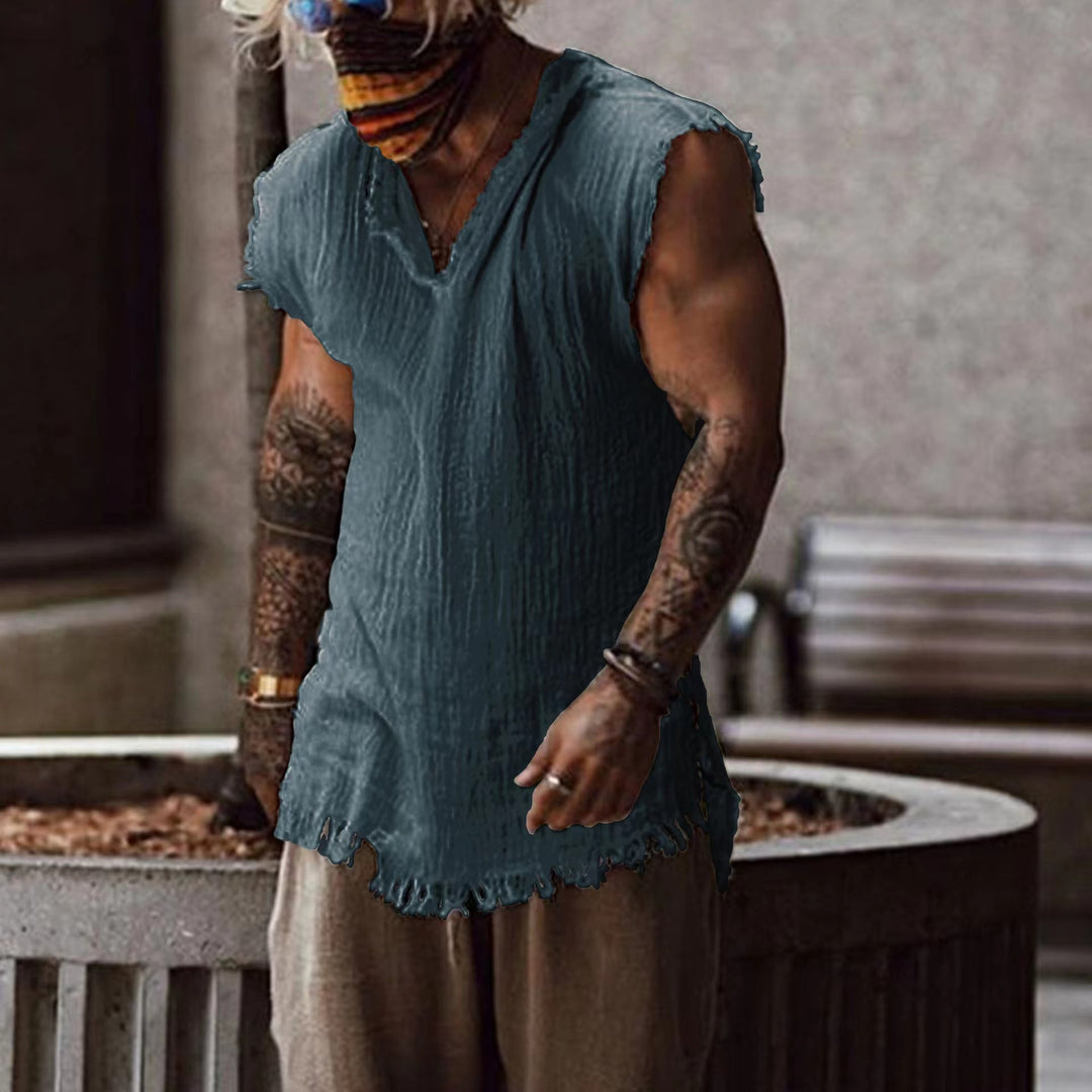 Herren lässiges Oversized-T-Shirt Drune