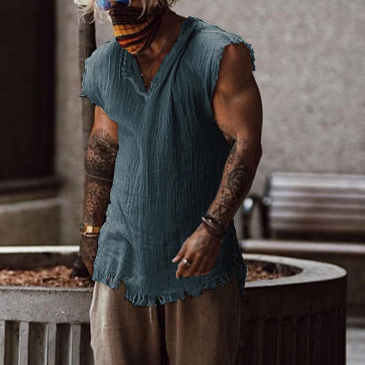 Herren lässiges Oversized-T-Shirt Drune