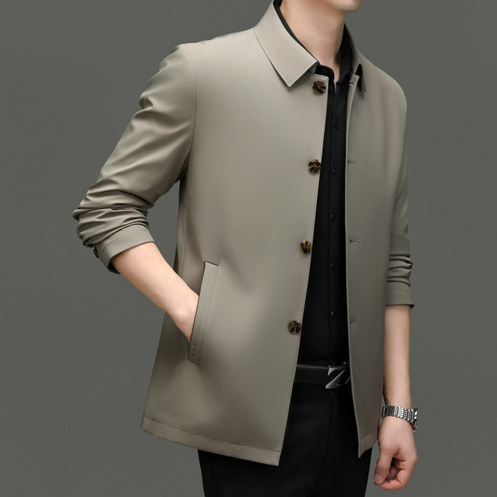 Herren Übergangsjacke mit modernem Schnitt und praktischen Details Drune