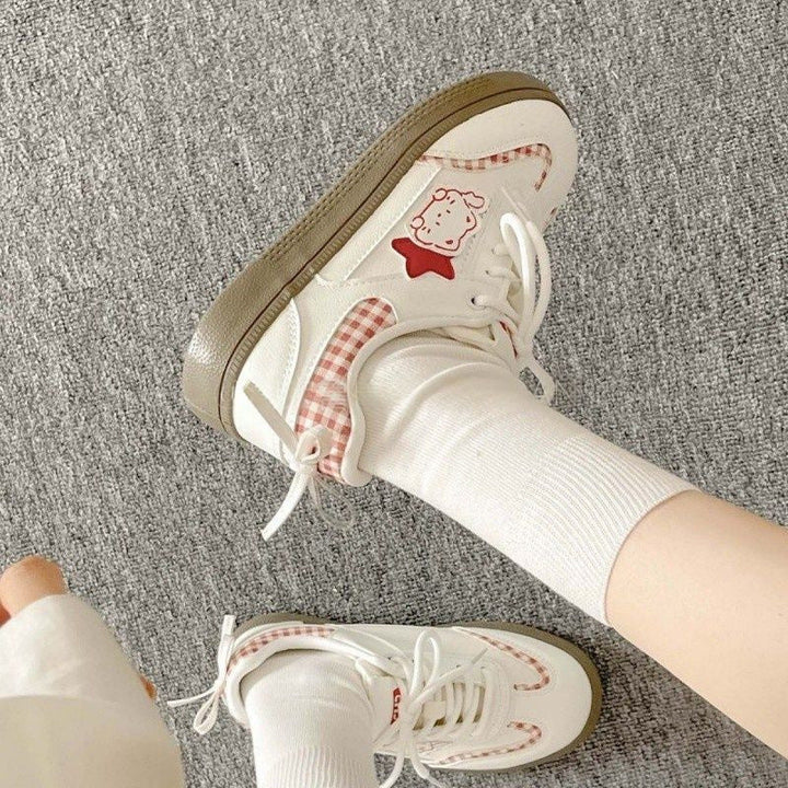 Damen Trendige Sneakers mit sportlich-elegantem Design und bequemer Sohle Drune