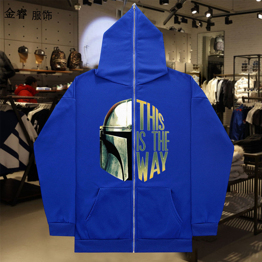 Damen Kapuzenjacke mit hochwertigem Grafikdesign und bequemen Taschen Drune