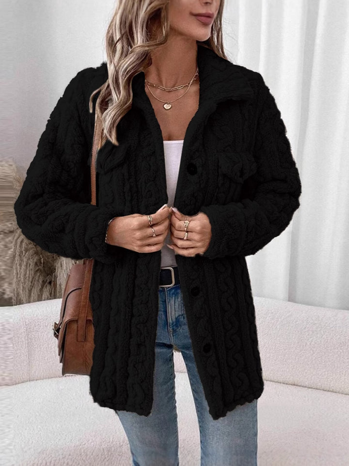 Damen Strickjacke mit strukturierter Oberfläche Drune