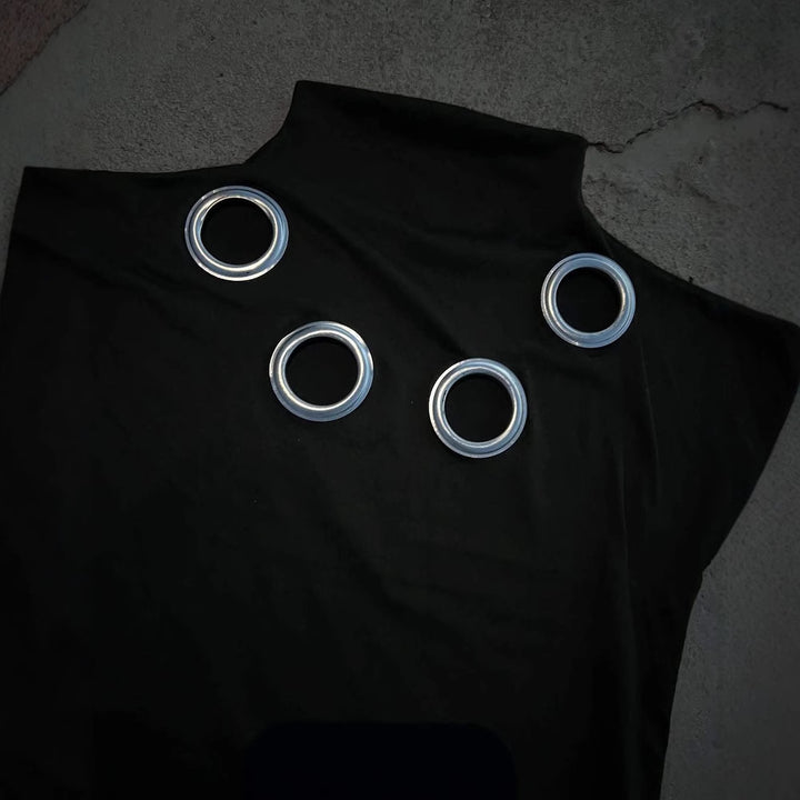 Damen T-Shirt mit einzigartigen Ösen Drune