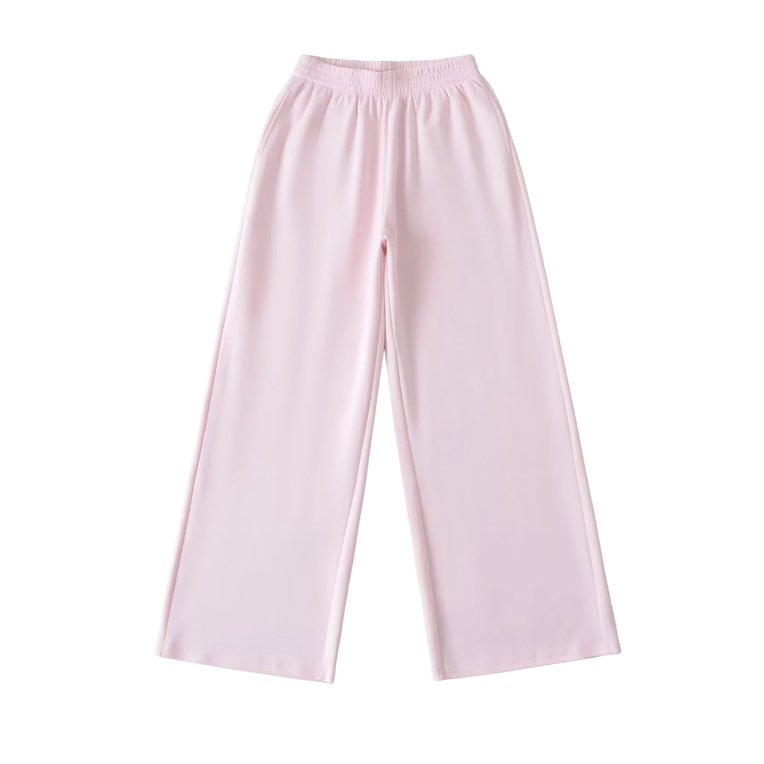 Damen weite Jersey-Hose mit elastischem Bund Drune