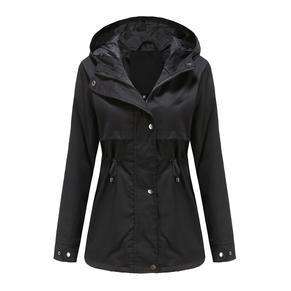 Damen funktionale Übergangsjacke mit verstellbarem Taillenbündchen Drune