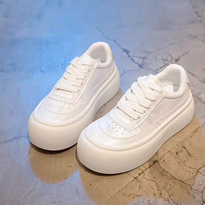 Damen Plateau Sneakers mit ergonomischer Sohle und atmungsaktivem Obermaterial Drune