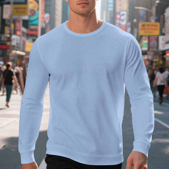Herren hochwertiger Langarmpullover Drune