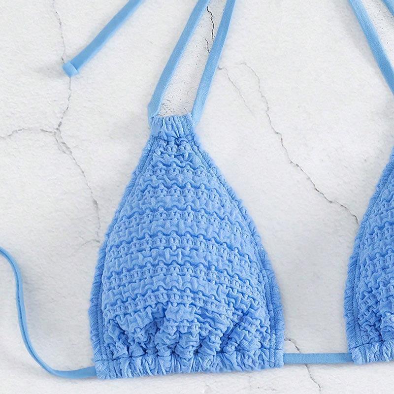 Damen Crochet-Bikini-Set mit verspielten Schleifendetails Drune