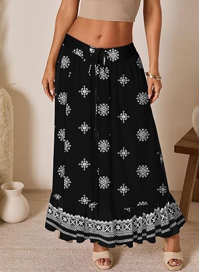 Damen Jumpsuit mit floralem Druck und elastischer Taillierung Drune