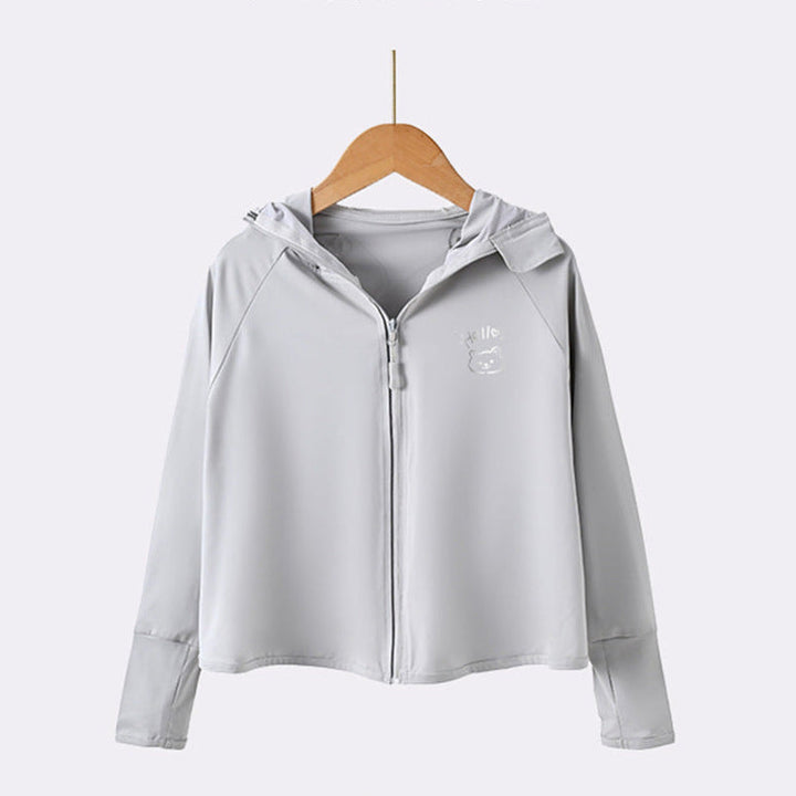 Damen Leichte Kapuzenjacke mit UV-Schutz Drune