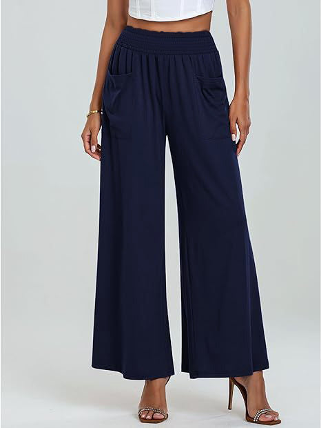Damen Weit geschnittene Sommersonnenhose mit praktischen Taschen Drune