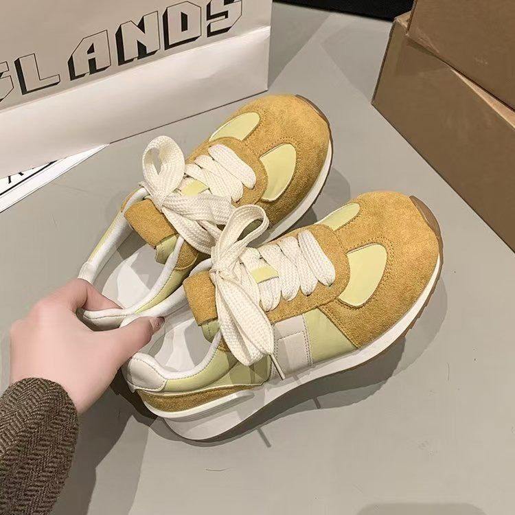 Damen Fashion Sneakers mit weich gepolsterter Sohle und atmungsaktivem Obermaterial Drune