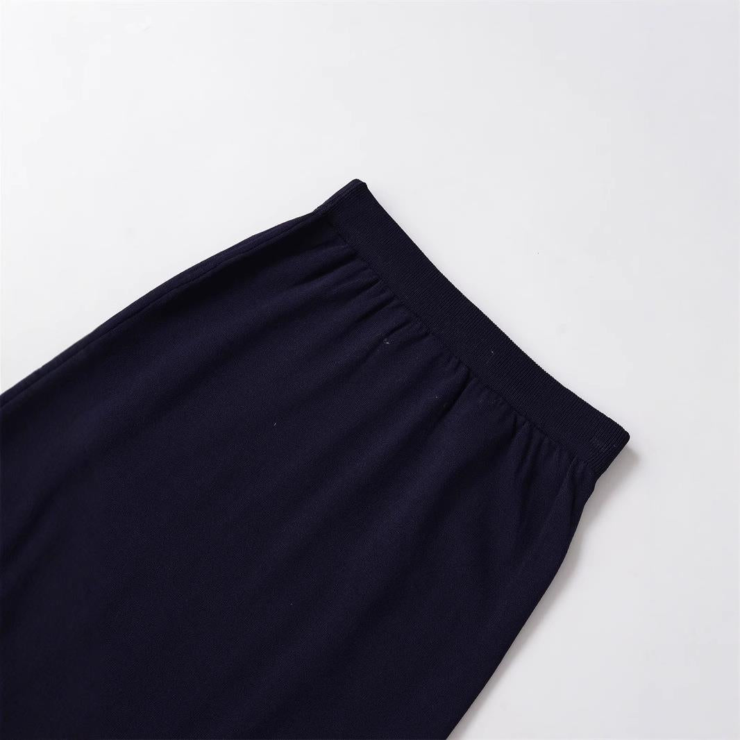 Damen Midi-Rock mit elastischem Bund und schwingendem Schnitt Drune