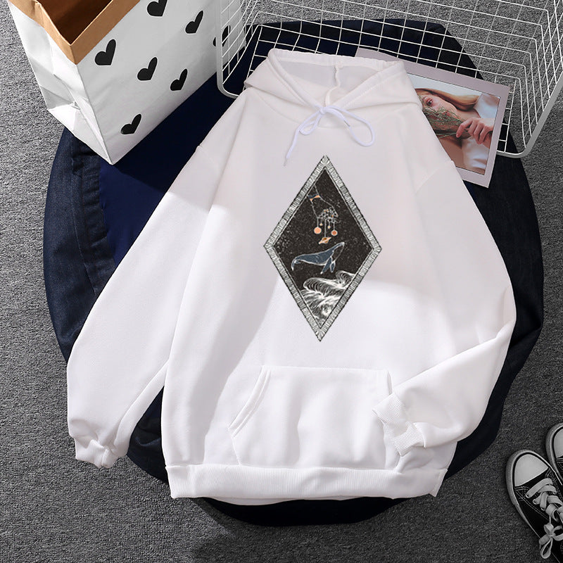 Damen Kapuzenpullover mit kreativem Design Drune