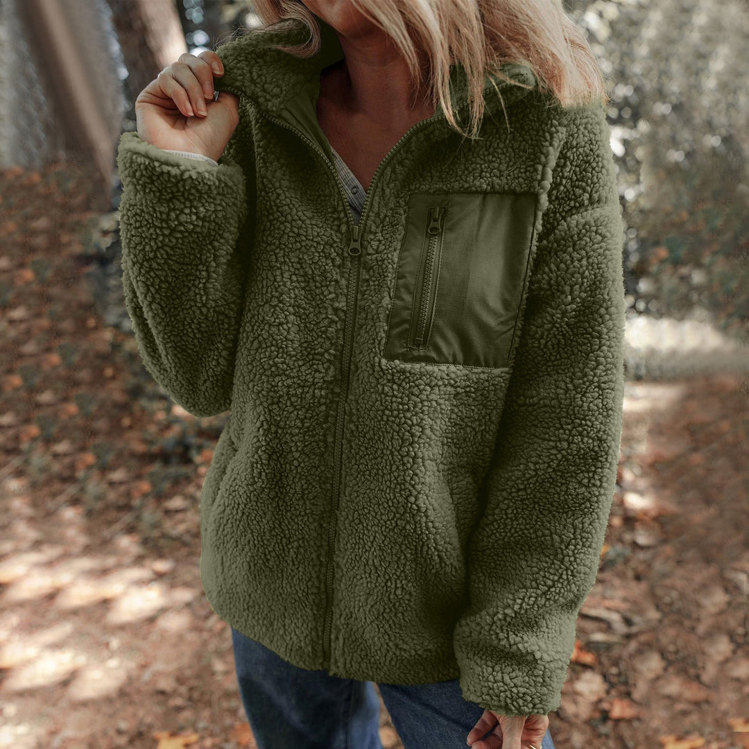 Drune | Frauen Fleece Jack Hochkragen Stil