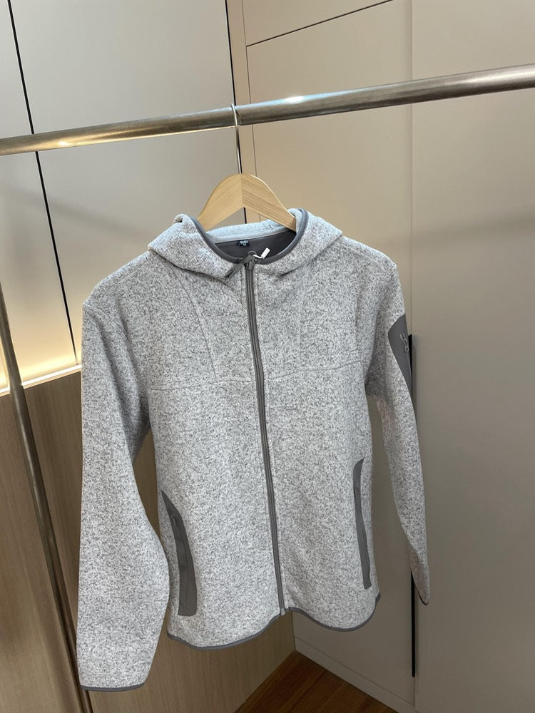 Damen Funktionsjacke mit atmungsaktiver Kapuze und seitlichen Reißverschlusstaschen Drune