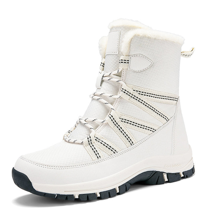 Damen Isolierte Winterstiefel mit rutschfester Sohle und atmungsaktivem Obermaterial Drune