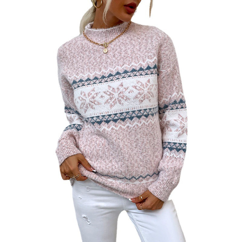 Damen Grobstrickpullover Drune