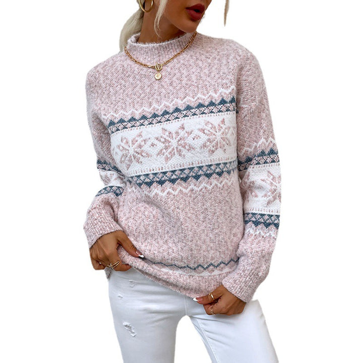 Damen Grobstrickpullover Drune