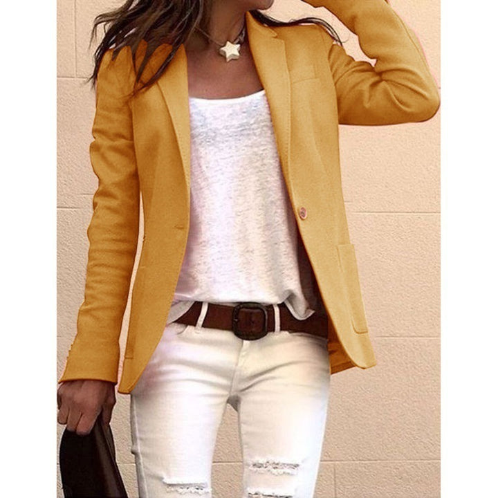 Damen moderner Blazer mit schmalem Schnitt und elegantem Detail Drune