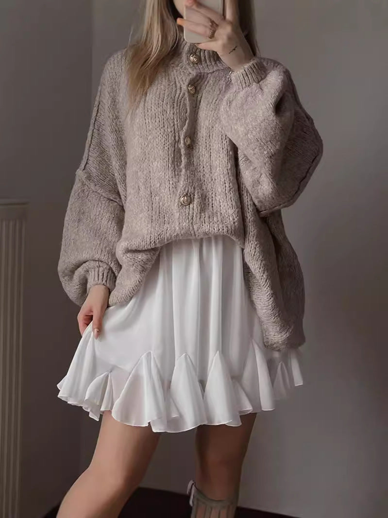 Drune | Bequeme Oversize Strickjacke Für Frauen