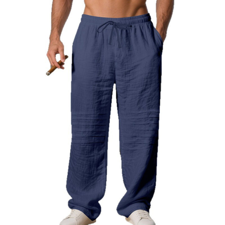 Herren entspannte Strandhose im lässigen Stil mit praktischen Taschen Drune
