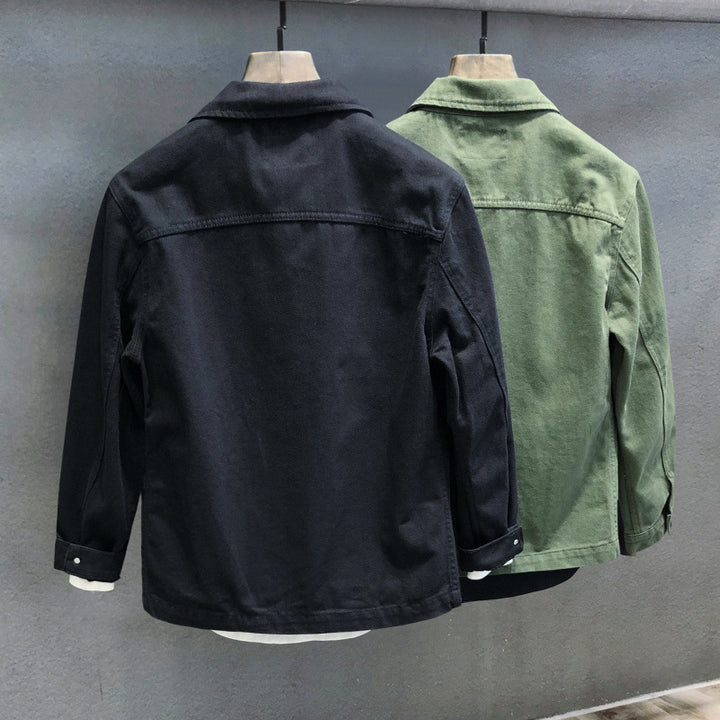 Herren vielseitige Utility-Jacke mit zahlreichen Funktionstaschen Drune