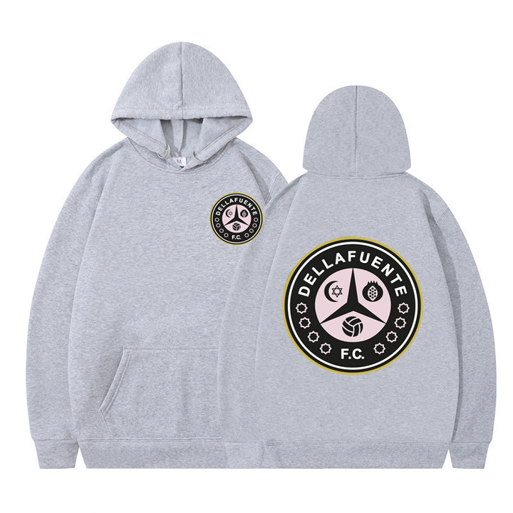 Damen Kapuzenpullover mit markantem Logo und weichem Fleece Drune