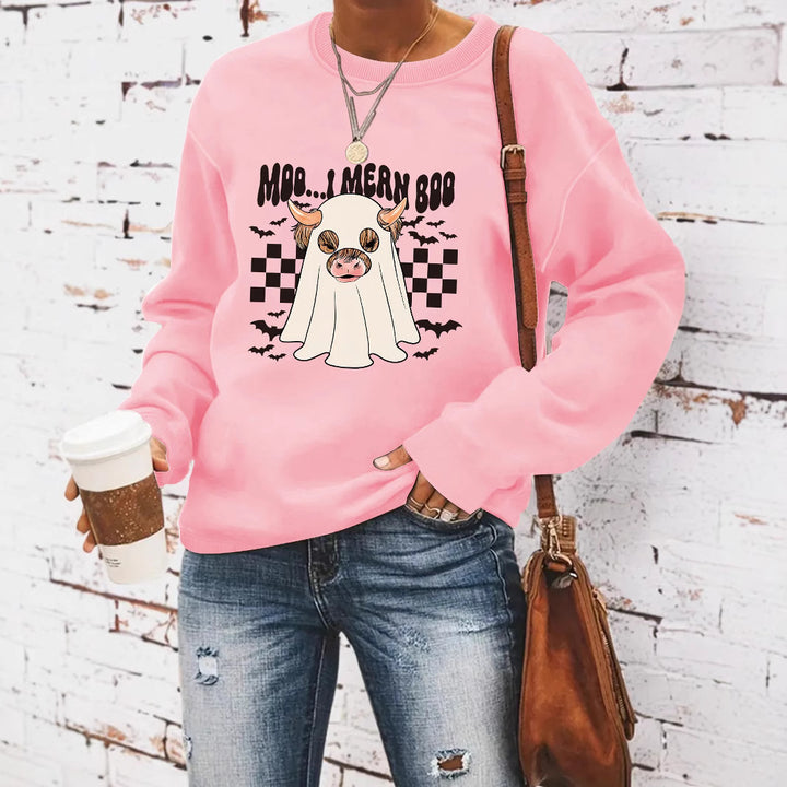 Damen Sweatshirt im fröhlichen Halloween-Design Drune