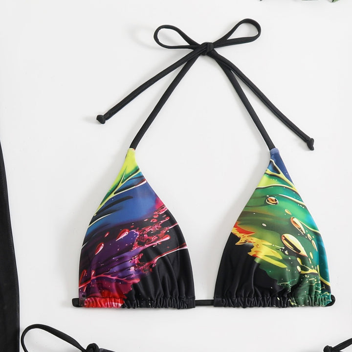 Damen Bikini-Set mit länglichem Rock Drune