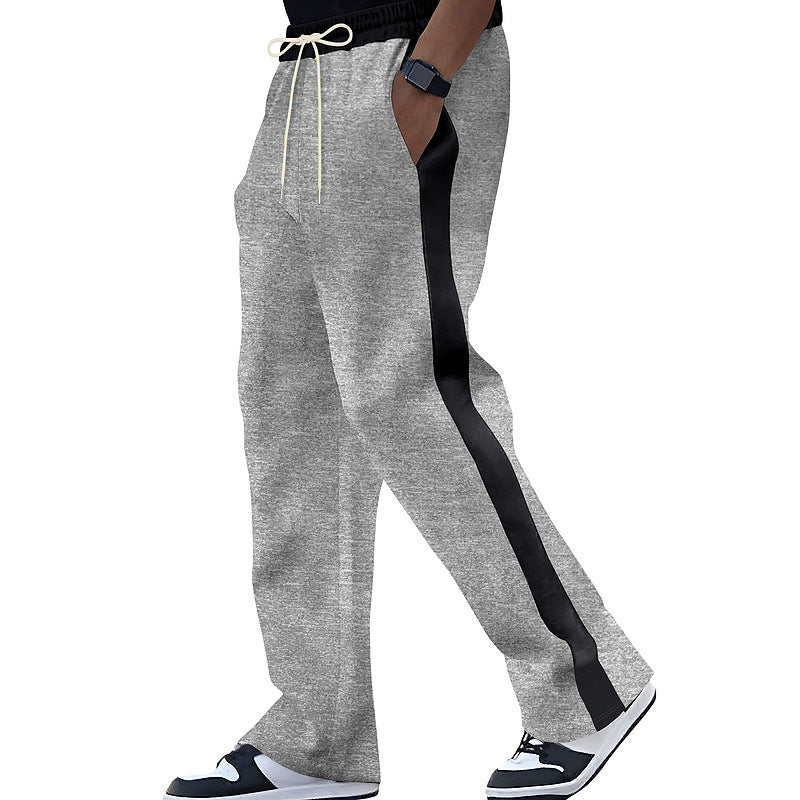 Herren trendige Sporthose mit seitlichem Kontraststreifen Drune