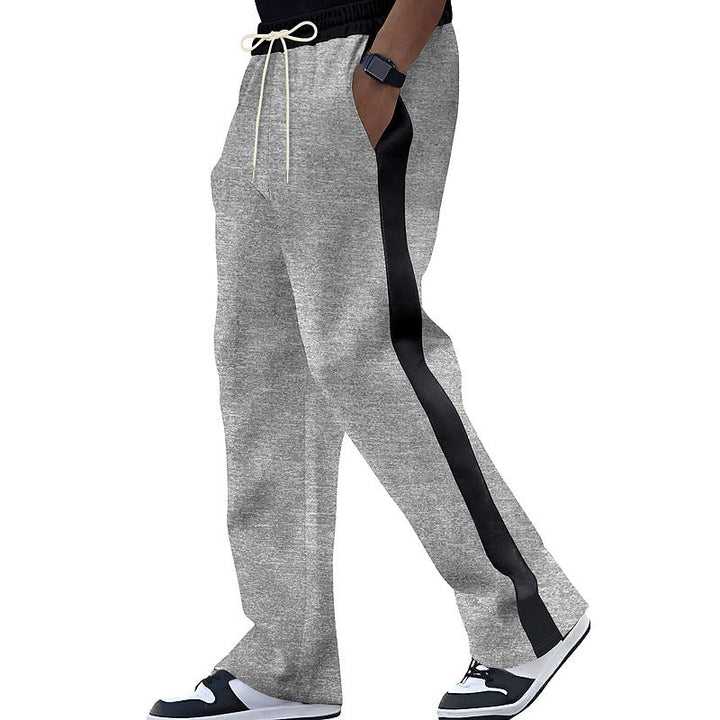 Herren trendige Sporthose mit seitlichem Kontraststreifen Drune