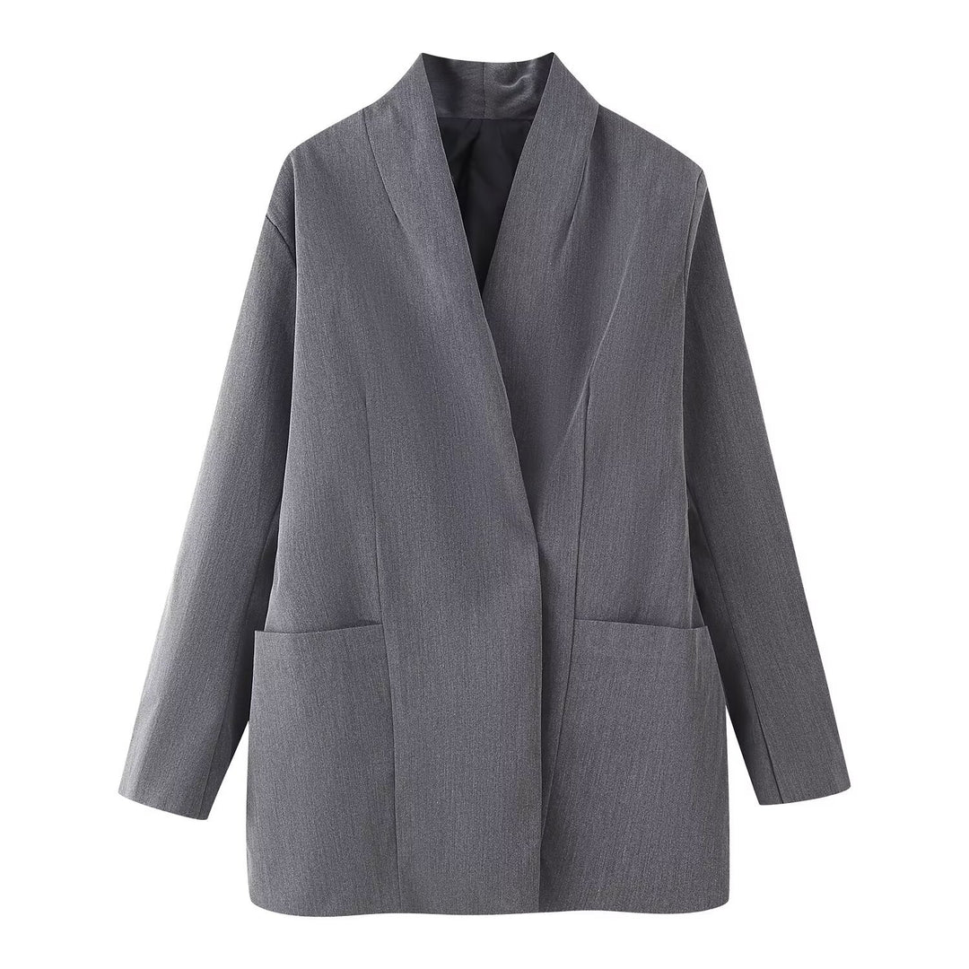 Damen Blazerjacke mit lässigem Schnitt Drune