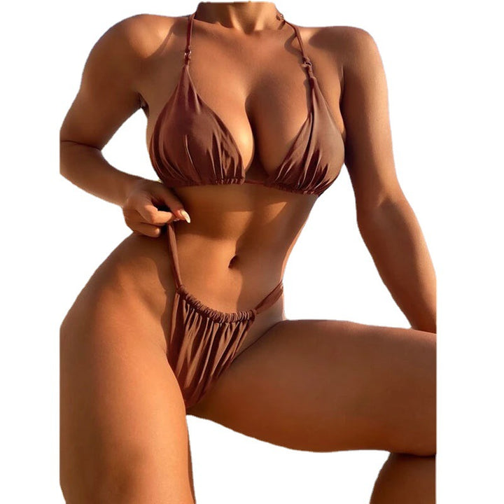 Damen Triangel-Bikini mit hohem Beinausschnitt Drune