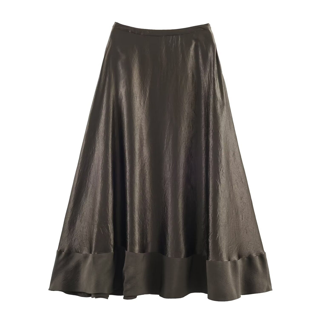 Damen Maxirock mit elegantem Fall und feinem Material Drune