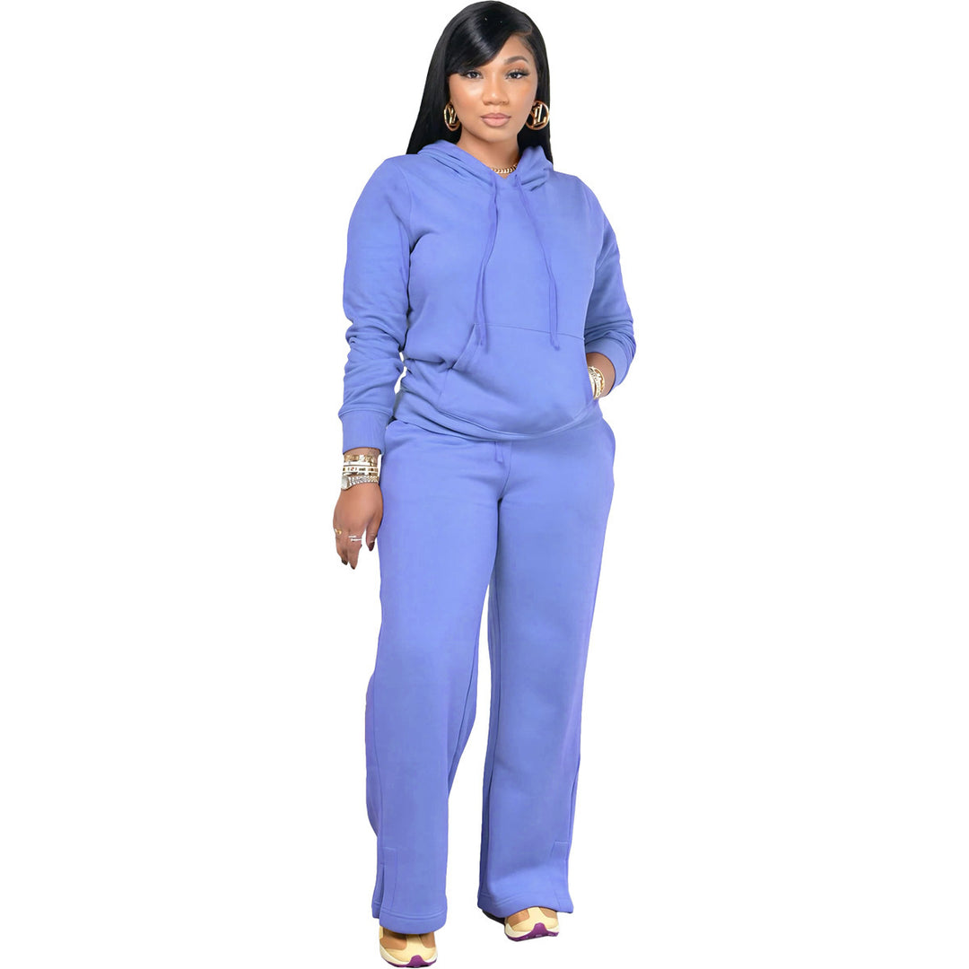 Damen entspannter Hooded Sweatsuit Drune