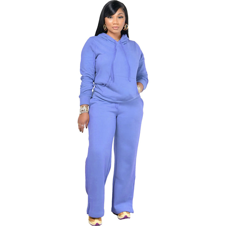 Damen entspannter Hooded Sweatsuit Drune