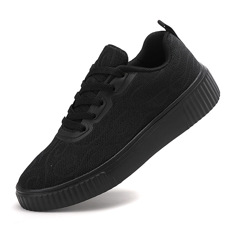 Damen nan luftige Plateausneaker mit gestricktem Obermaterial und gepolstertem Komfortfußbett Drune
