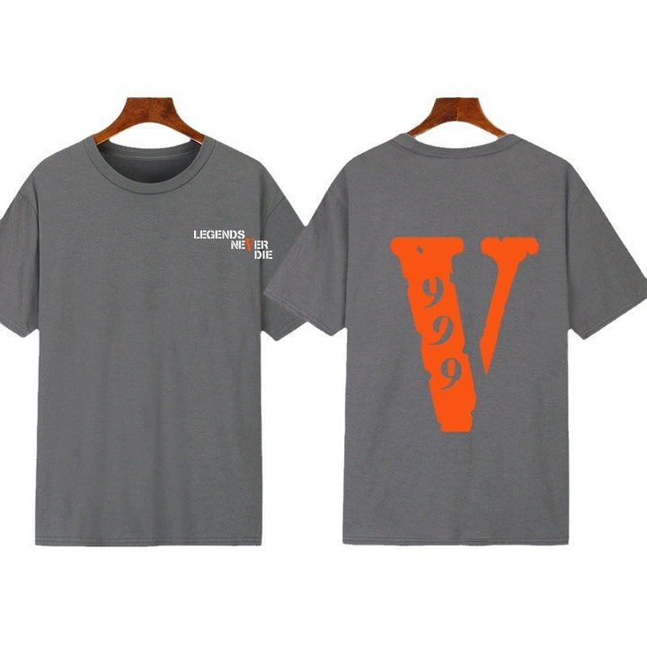 Damen Grafik T-Shirt mit originellem Schriftzug und kreativem Design Drune