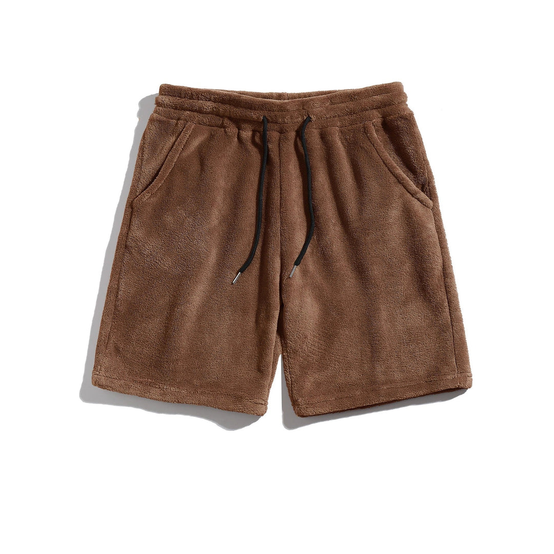 Herren Kuscheliges Hoodie-Shorts-Set Drune
