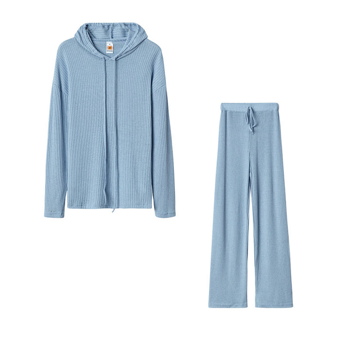 Damen Gemütlicher Pullover und Hose Set Drune