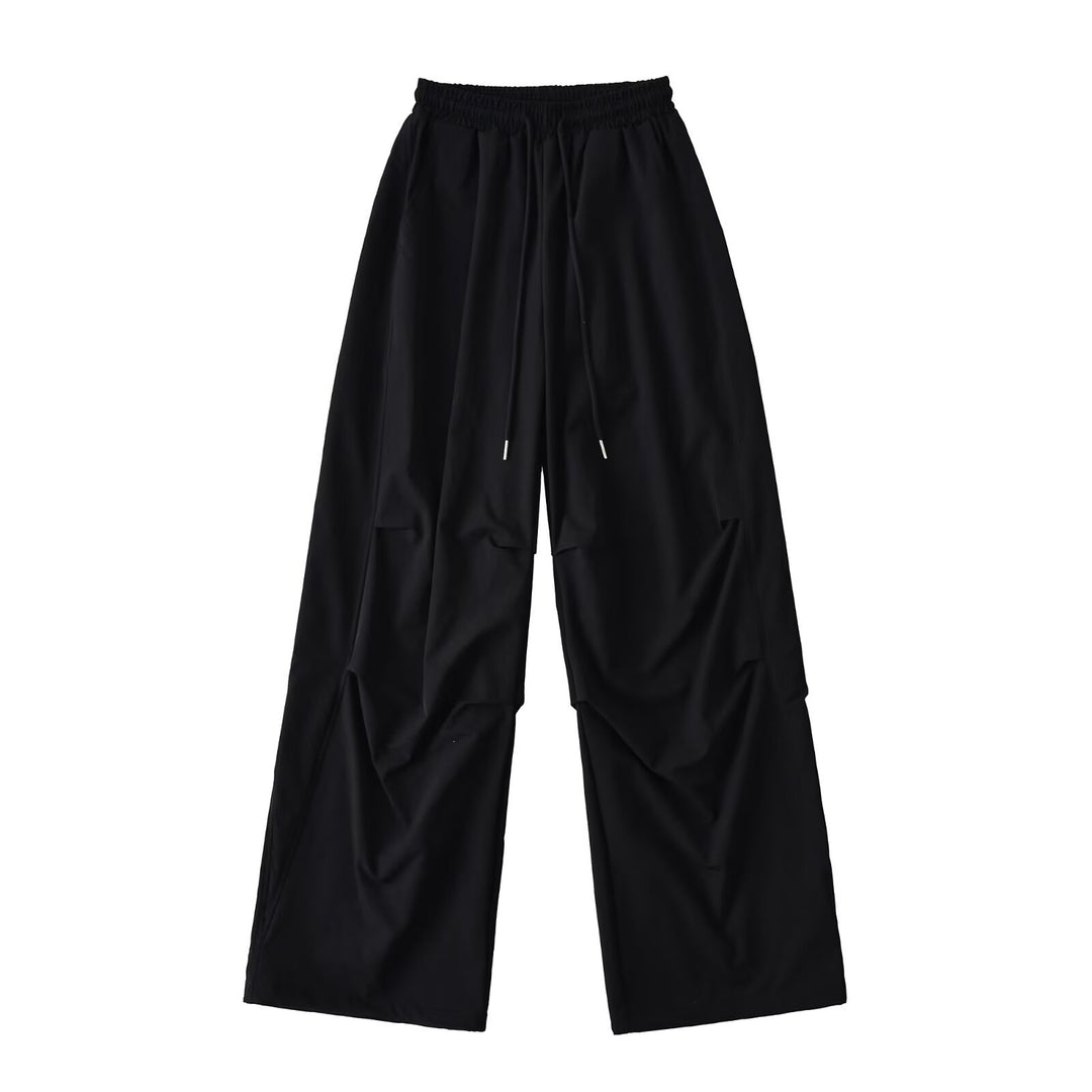 Damen weite Freizeithose mit elastischem Bund und praktischen Seitentaschen Drune