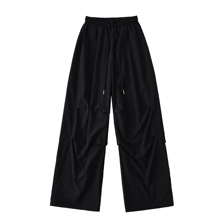 Damen weite Freizeithose mit elastischem Bund und praktischen Seitentaschen Drune