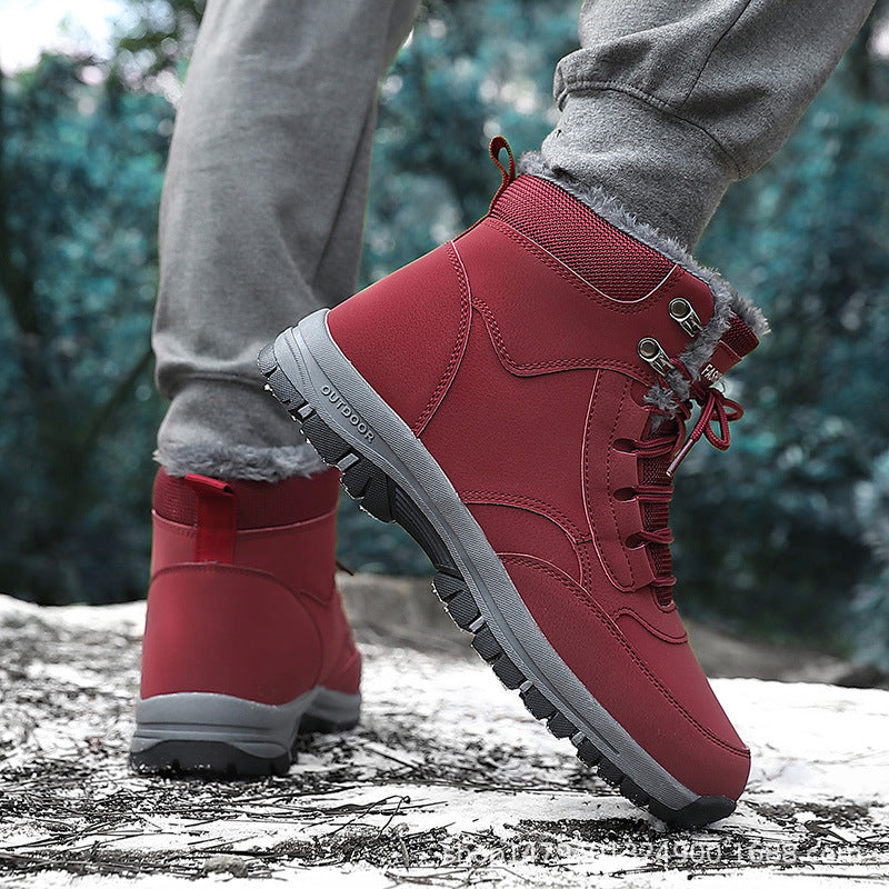 Damen Warme Winter-Wanderstiefel mit isolierendem Futter und rutschfester Sohle Drune