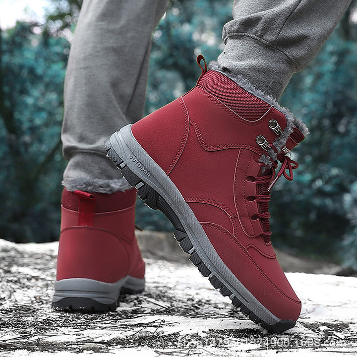 Damen Warme Winter-Wanderstiefel mit isolierendem Futter und rutschfester Sohle Drune
