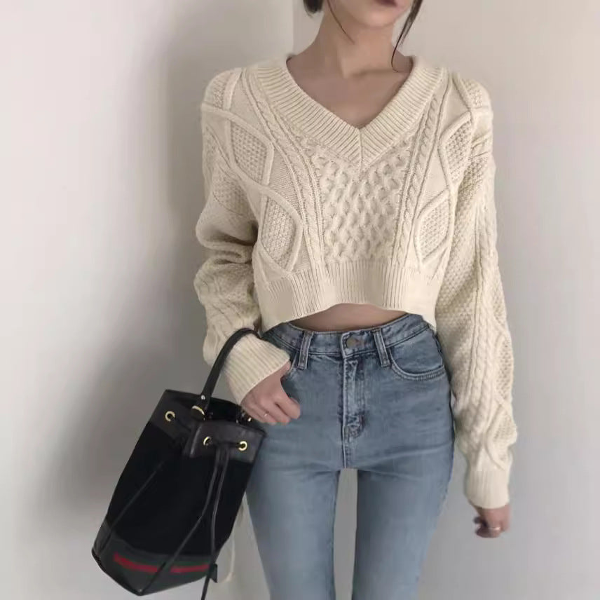Damen Modischer Strickcardigan mit vielseitigem Bindegürtel und kreativem Design Drune
