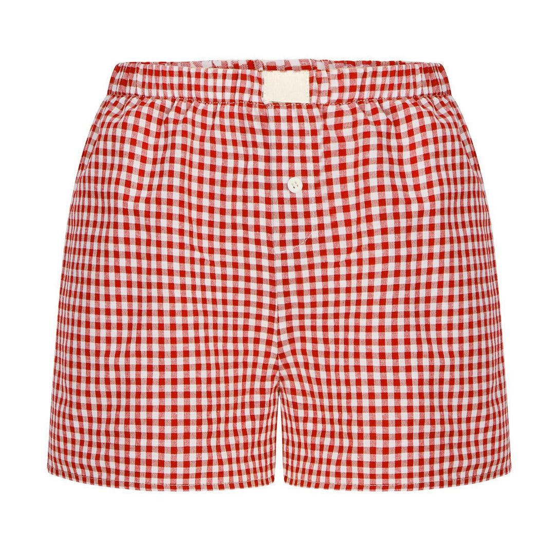Damen lässige Karohose Drune
