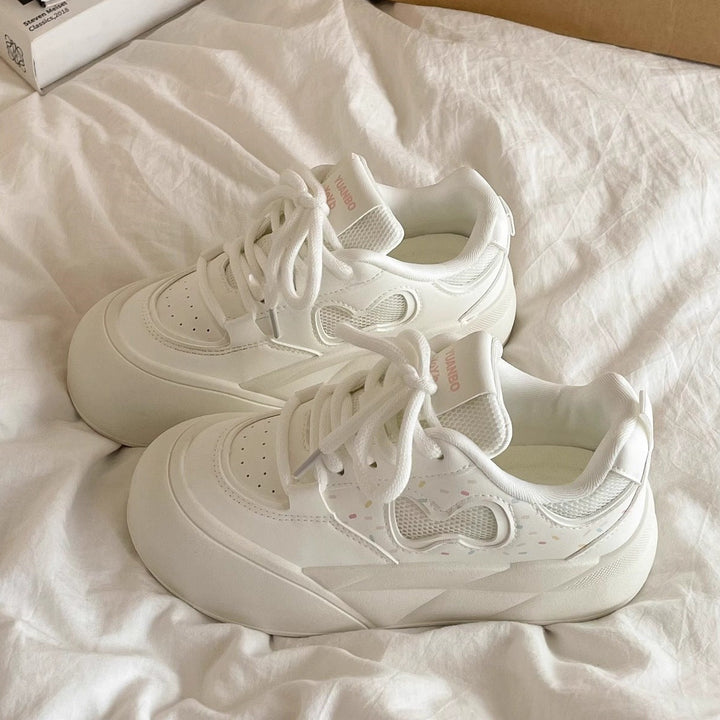Damen Sportliche Sneakers mit atmungsaktiver Mesh-Oberfläche und bequemem Dämpfungssystem Drune