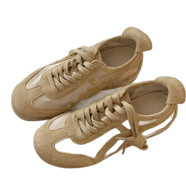 Damen modische Sneakers mit hochwertigem Wildleder und atmungsaktiver Konstruktion Drune